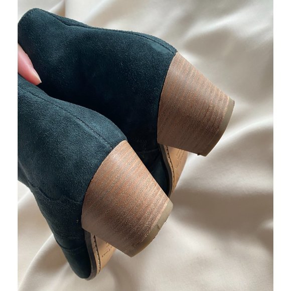 Isabel Marant Dark Green Suede Ankle Boots - Picture 6 of 6